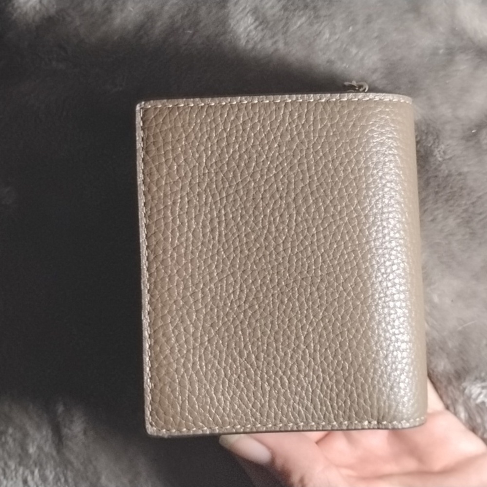Coach Small Snap Wallet Darkstonewith ✨⭐🌙 Rivit Details - Picture 5 of 6